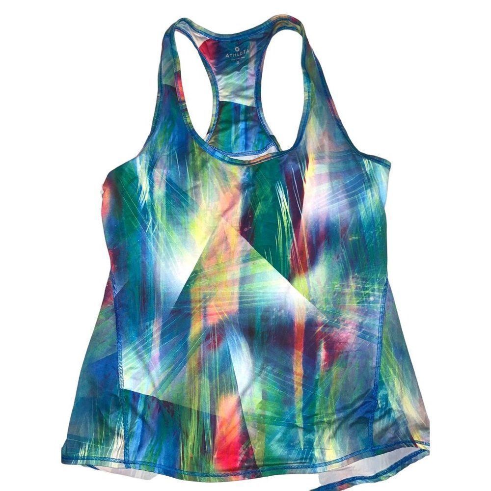 Athleta grass and bubbles tank